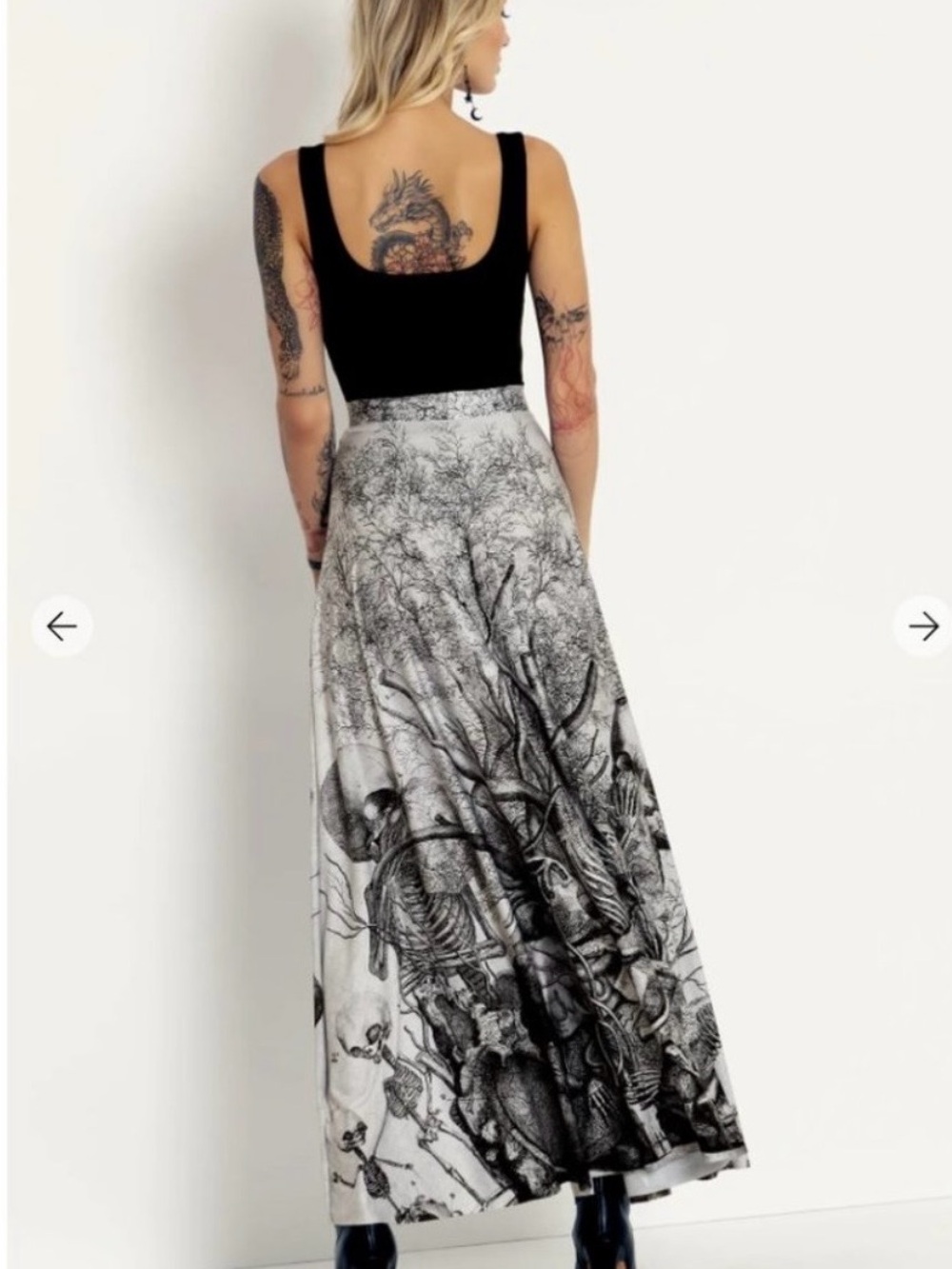 (M) Blackmilk Forest of Veins Limited Maxi Skirt - Picture 2 of 3